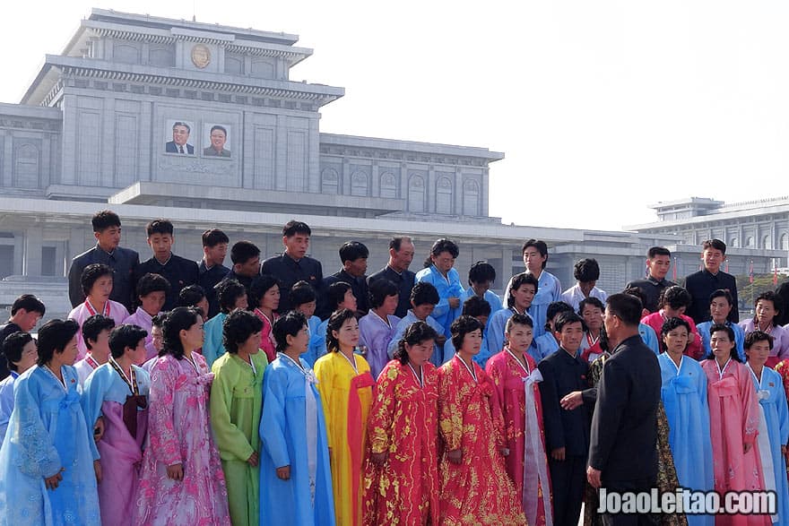 The Kumsusan Palace of the Sun located in Pyongyang is the actual memorial place for Kim Il-sung and Kim Jong-il - former leaders of the DPRK.