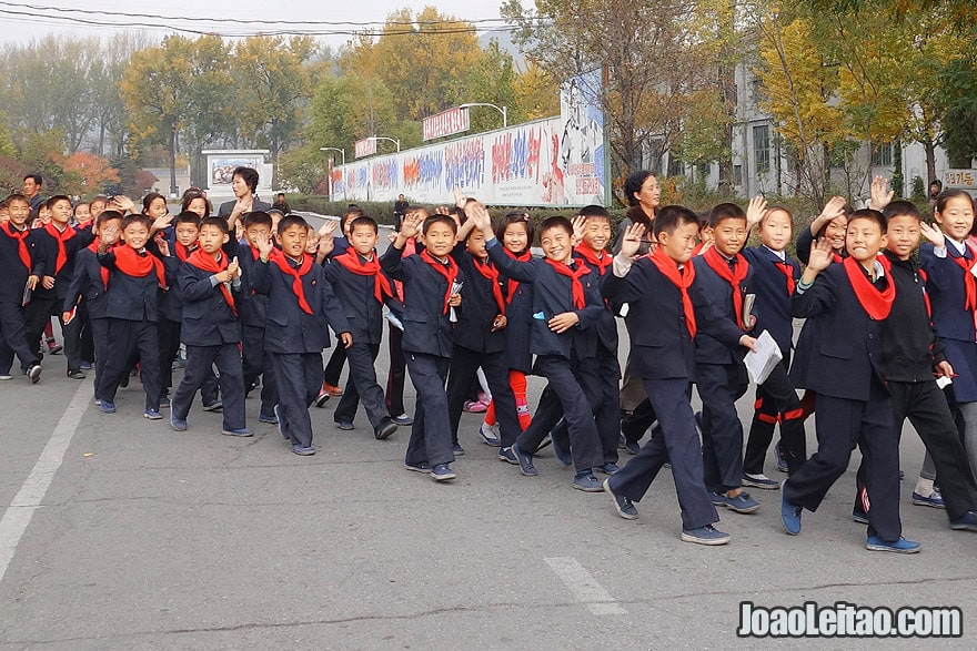 Korean children are so friendly, curious, cute and welcoming.