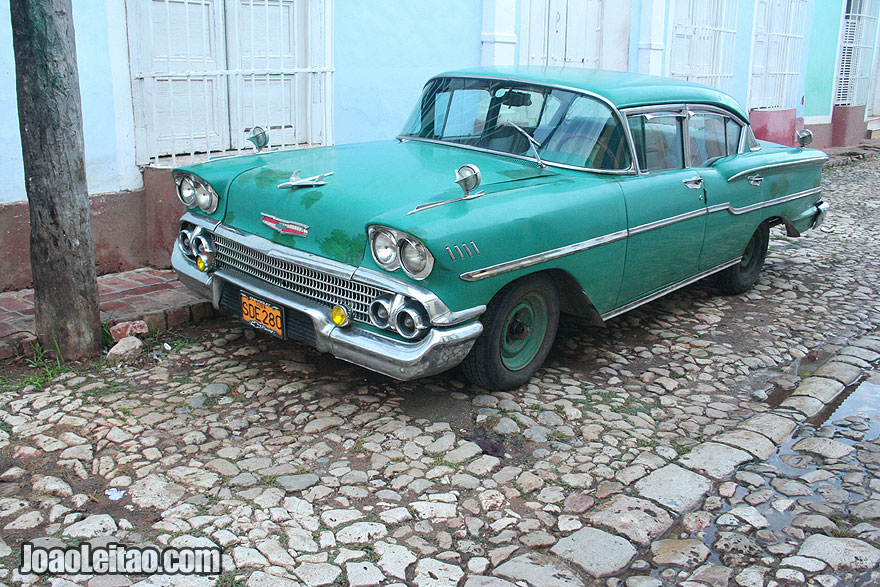 Old American Car in Trinidad