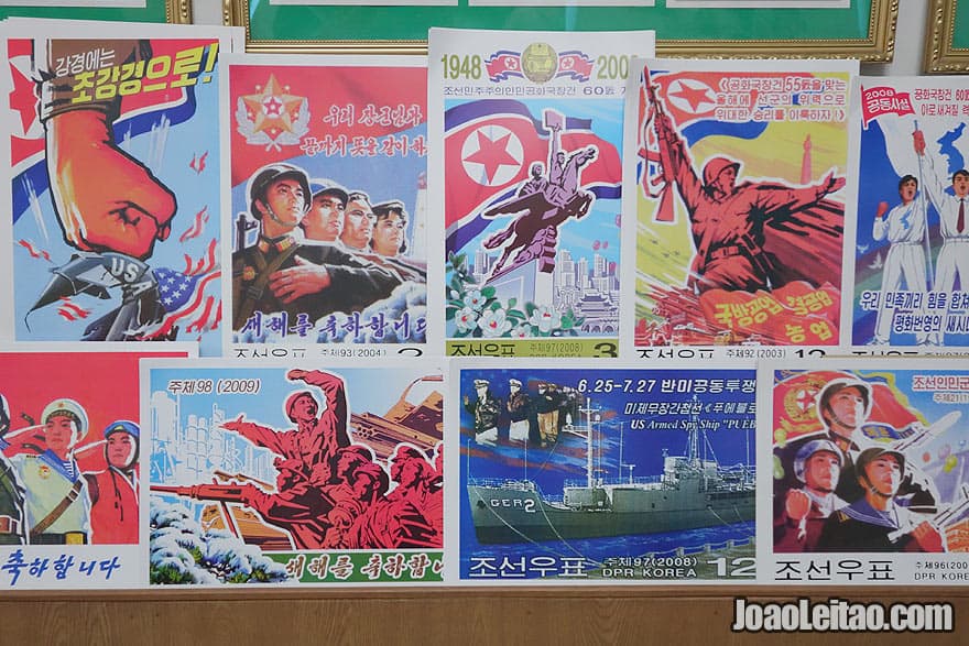 You can buy very nice socialist art posters from the DPRK