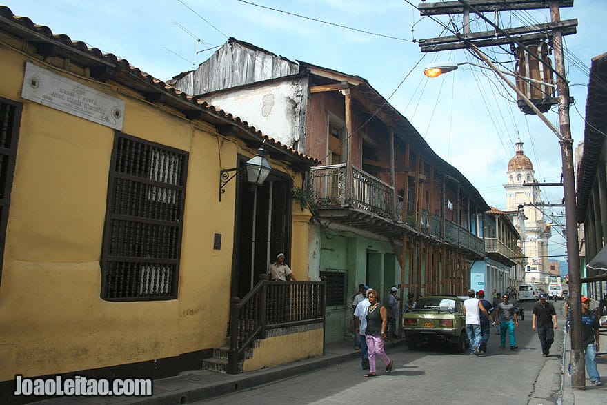 Traditional building in Santiago de Cuba