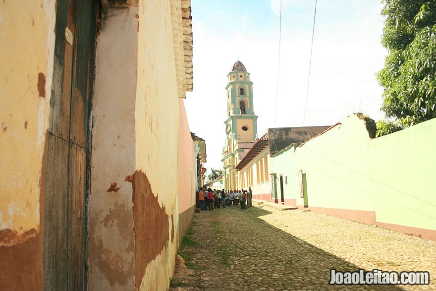 Children out of school near San Francisco Church in Trinidad