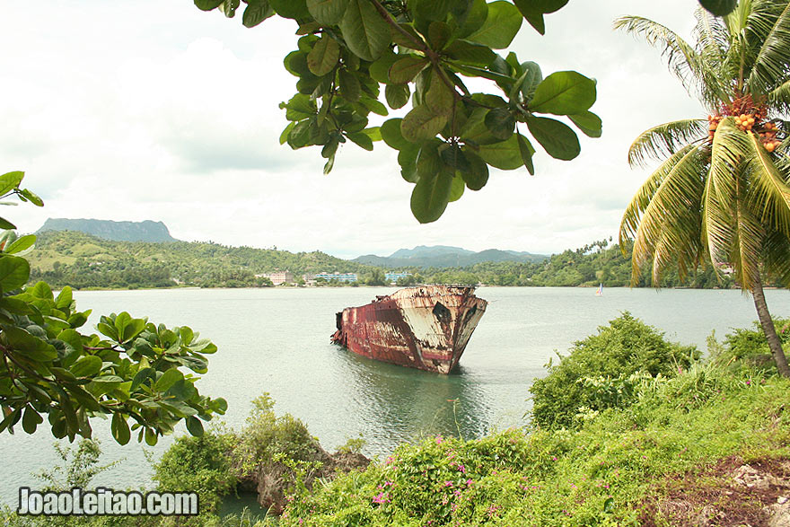 Shipwreck near Baracoa