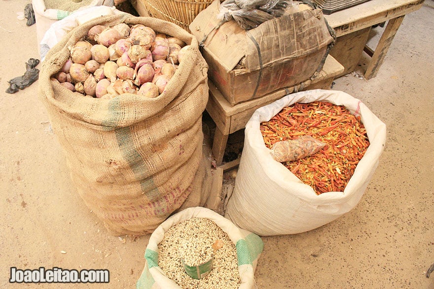 Spices in Timbuktu market