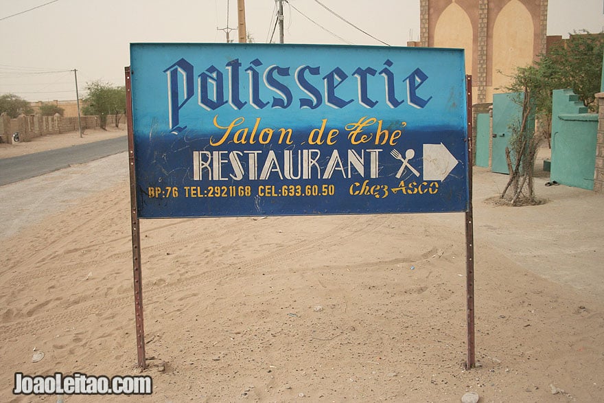 Tea house and bakery panel in Timbuktu