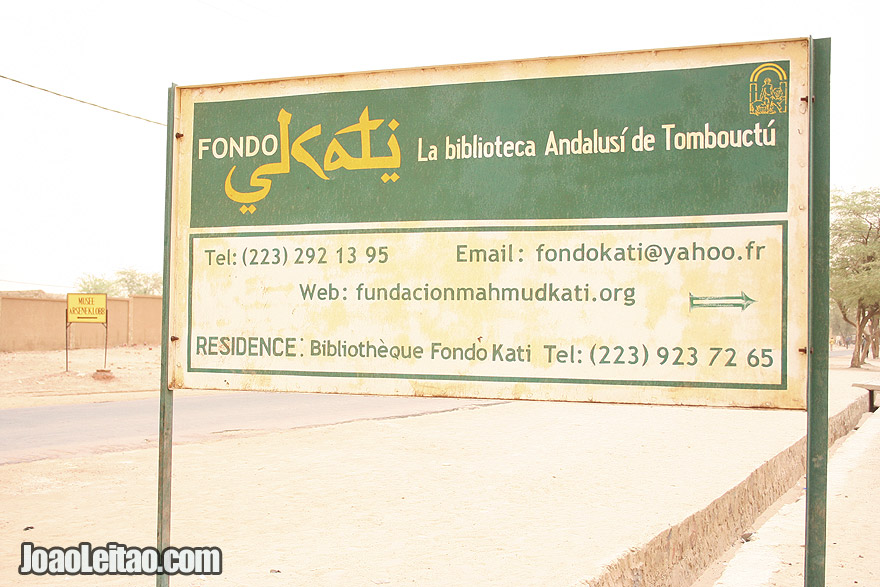 The Timbuktu Andalusian Library street sign