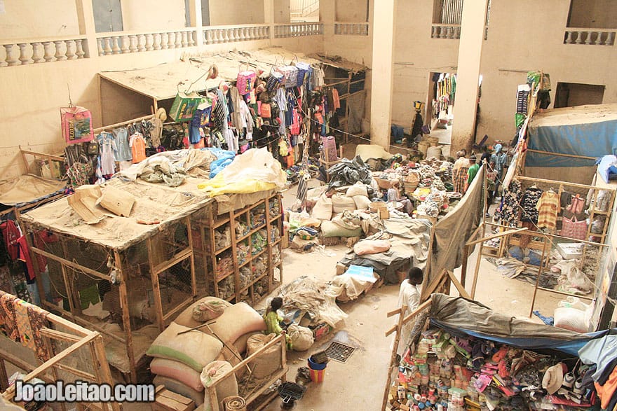 Top view from Timbuktu central market