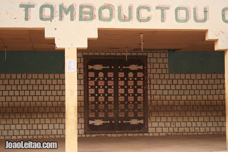 Tombouctou written in wall