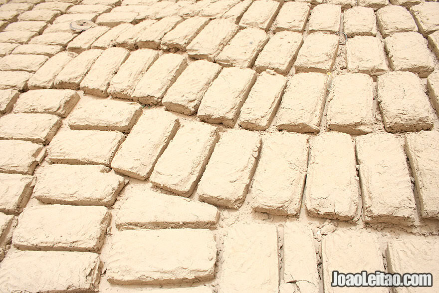 Traditional mud bricks