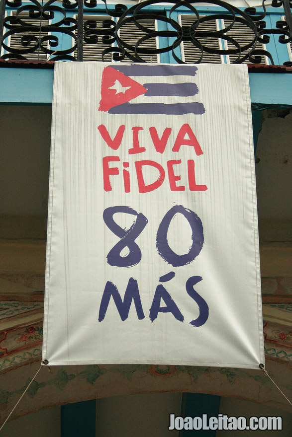 Viva Fidel 80 Más - Viva Fidel, mais 80 anos. Havana