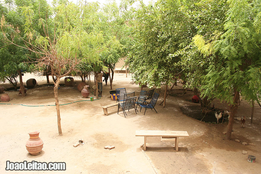 Malian house courtyard