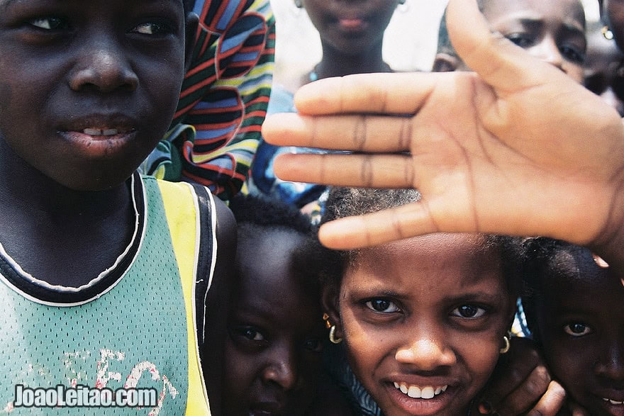 Children playing, Senegal