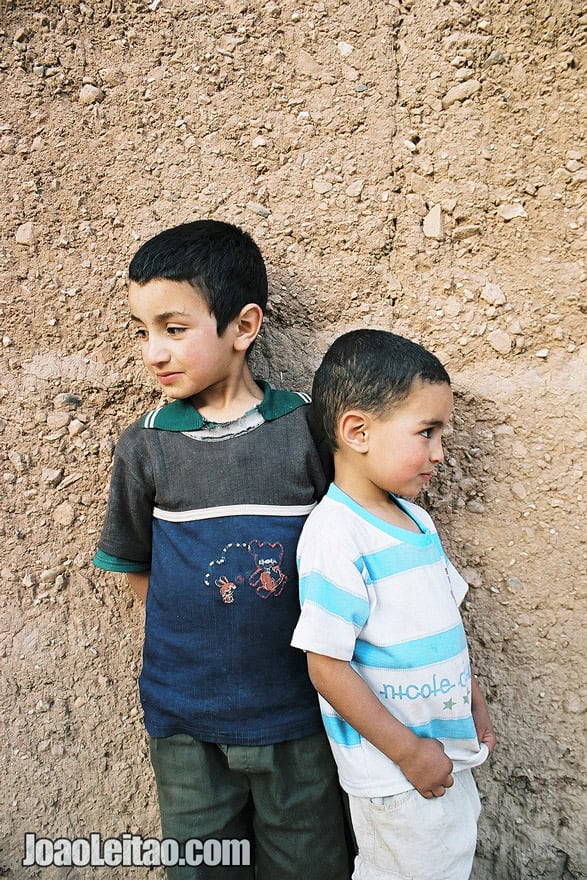 Photo of young boys playing together, Morocco