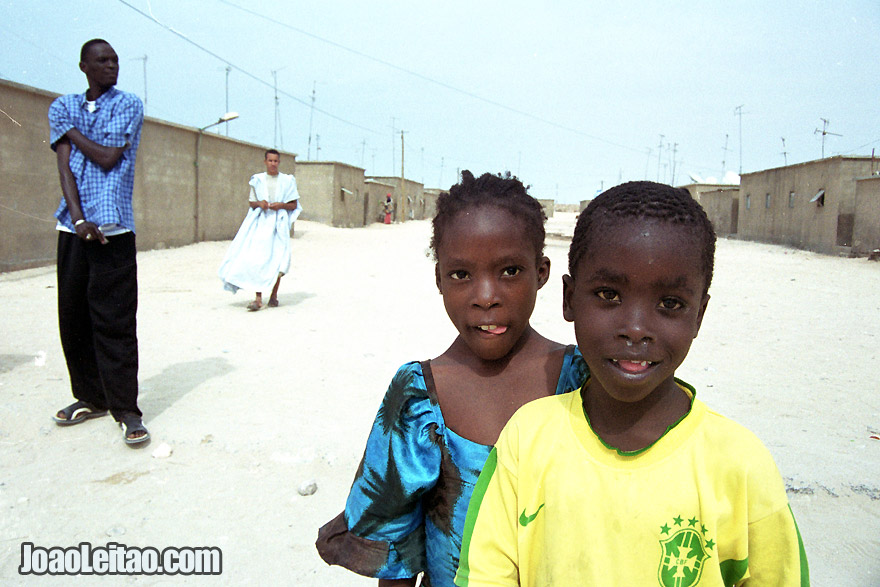 Wolof boys in Nouadhibou, Mauritania