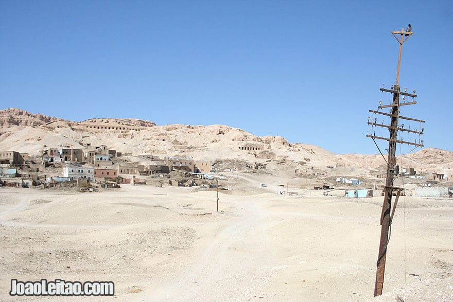 Deir Bahri tombs in Luxor's West Bank