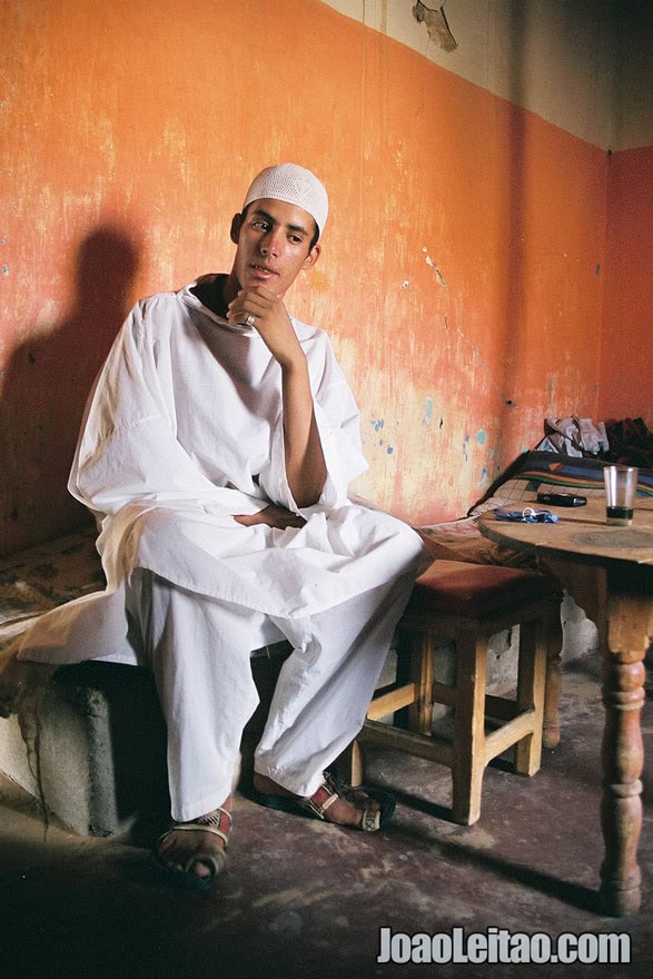 Photo of boy from Merzouga in Sahara Desert, Morocco