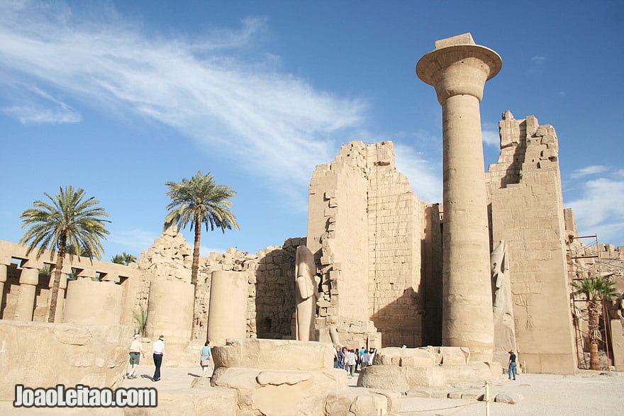 4000-year-old Karnak Temple dedicated to Amun, Khonsu and Mut