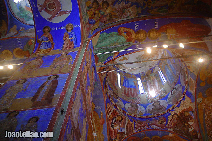 Inside a Russian Orthodox church