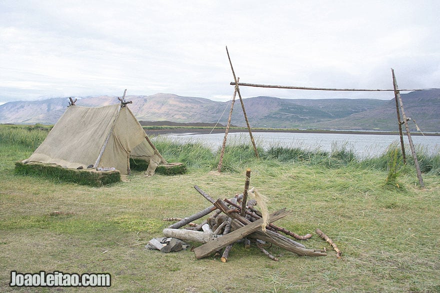 Gasir medieval trading place Eyjafjordur Northeastern Region Iceland