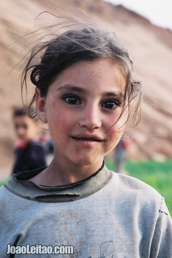 Photo of young girl in the Atlas Mountains, Morocco