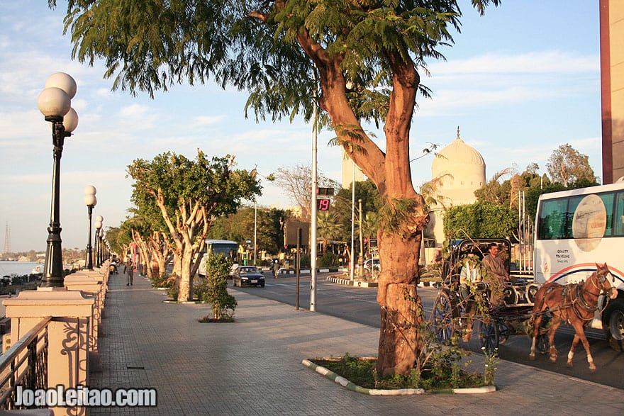 Luxor river side Corniche