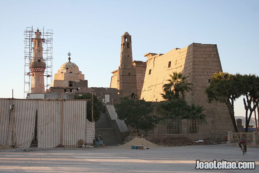 Luxor Temple complex with Abu al-Haggag Mosque