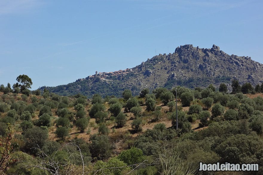 View of Monsanto Hill in Portugal