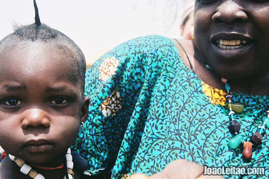 Mother and Child in village near Mali border, Senegal