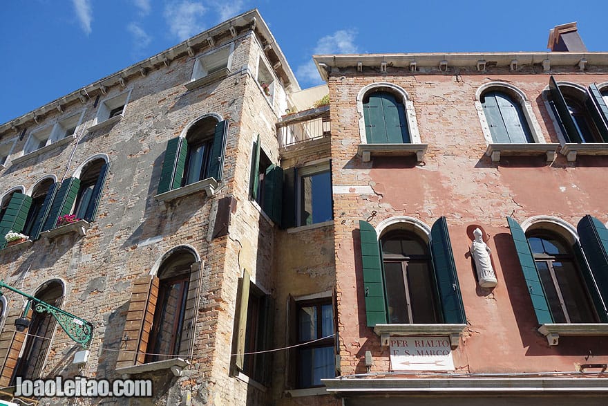 Old buildings in Venice