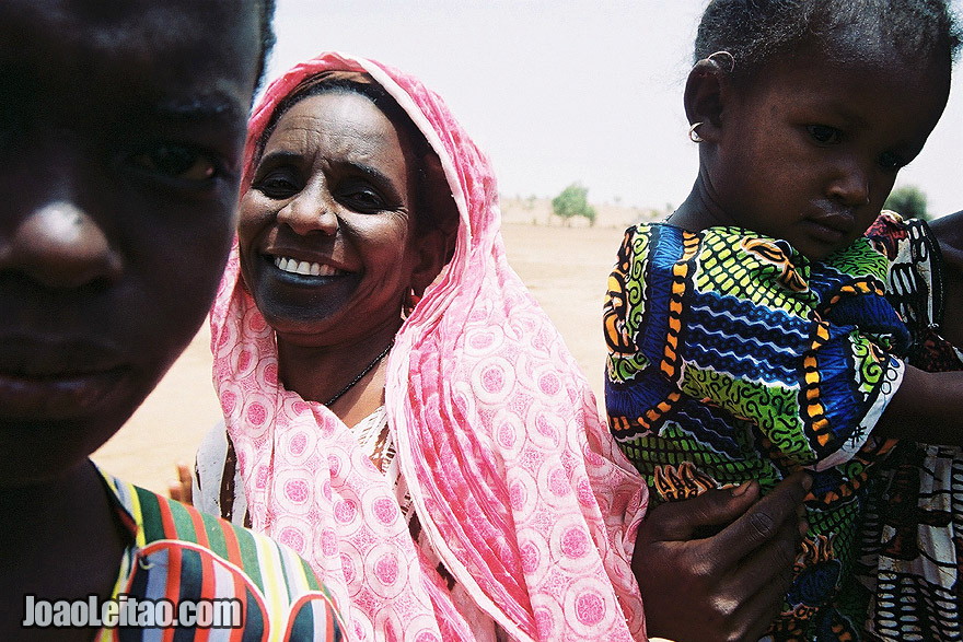 People in village near Mali border, Senegal
