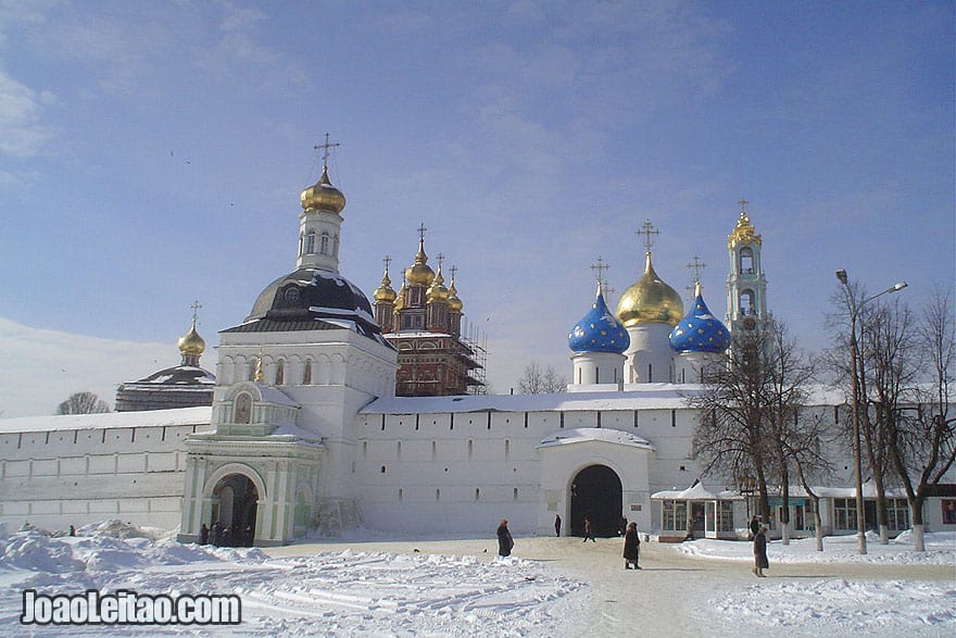 O portão de entrada em Sergiev Posad