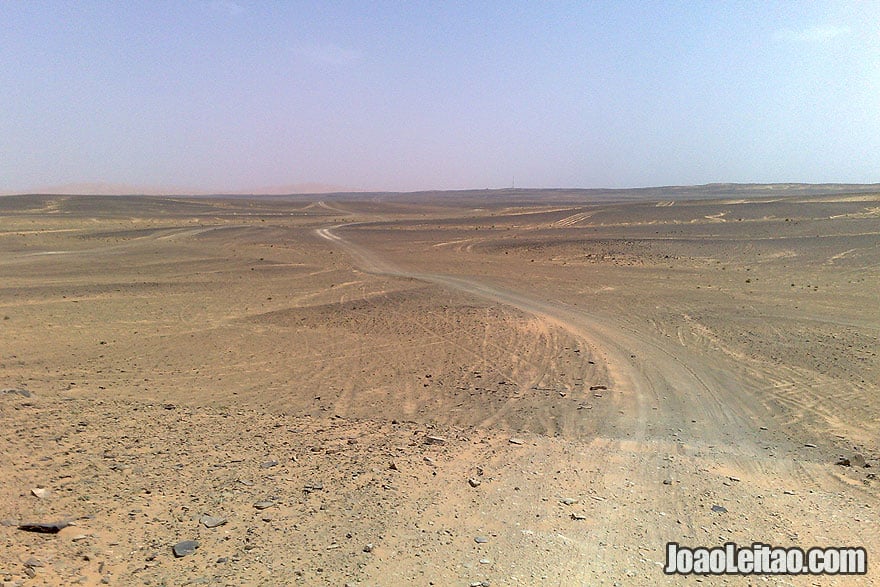 Erg Chebbi Dunes and tracks