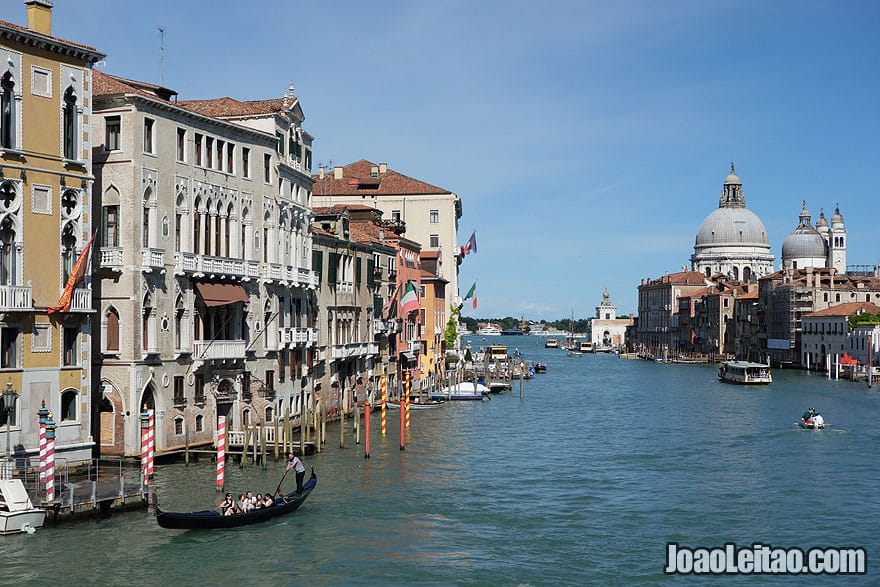 View of the Gran Canal with the Basilica of St Mary of Health