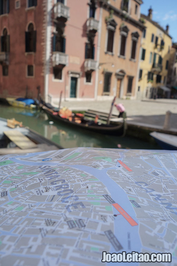 Exploring Venice with a Map