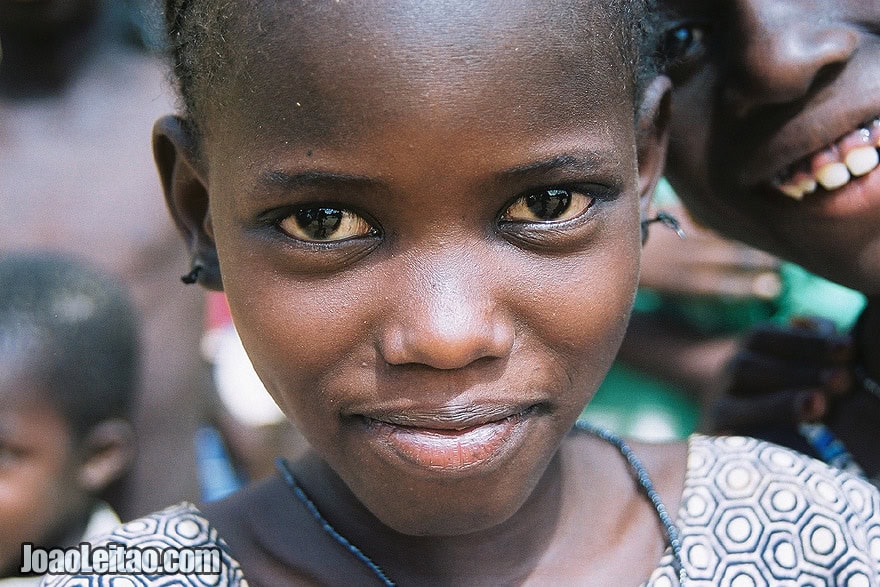 Girl in Ndioum village, Senegal