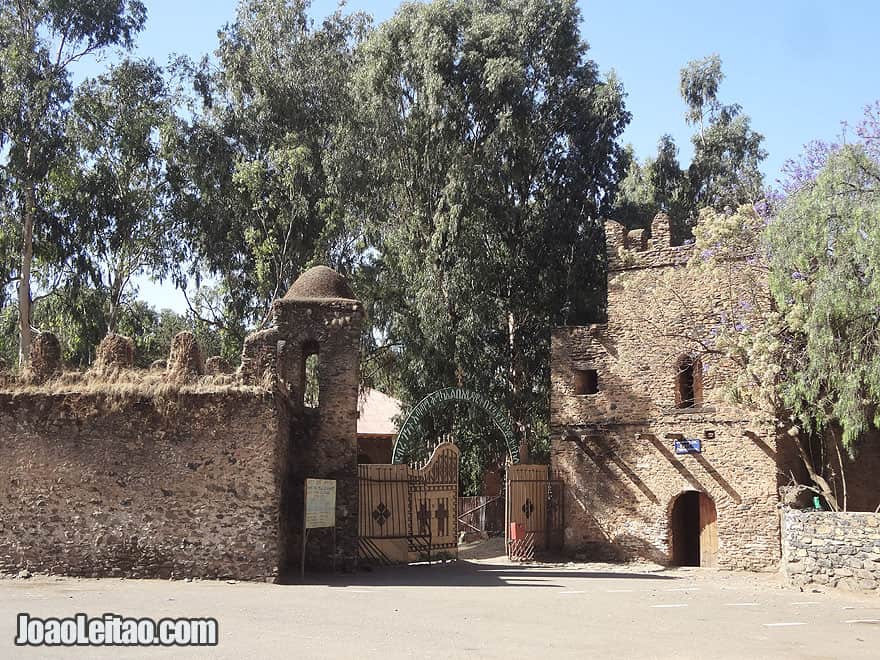 18th century Gondar Atatami Kidus Mikael church built by Emperor Dawit III, Ethiopia