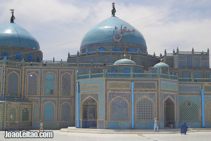 Blue Mosque, Shrine of Ali in Mazar-i-Sharif, Afghanistan