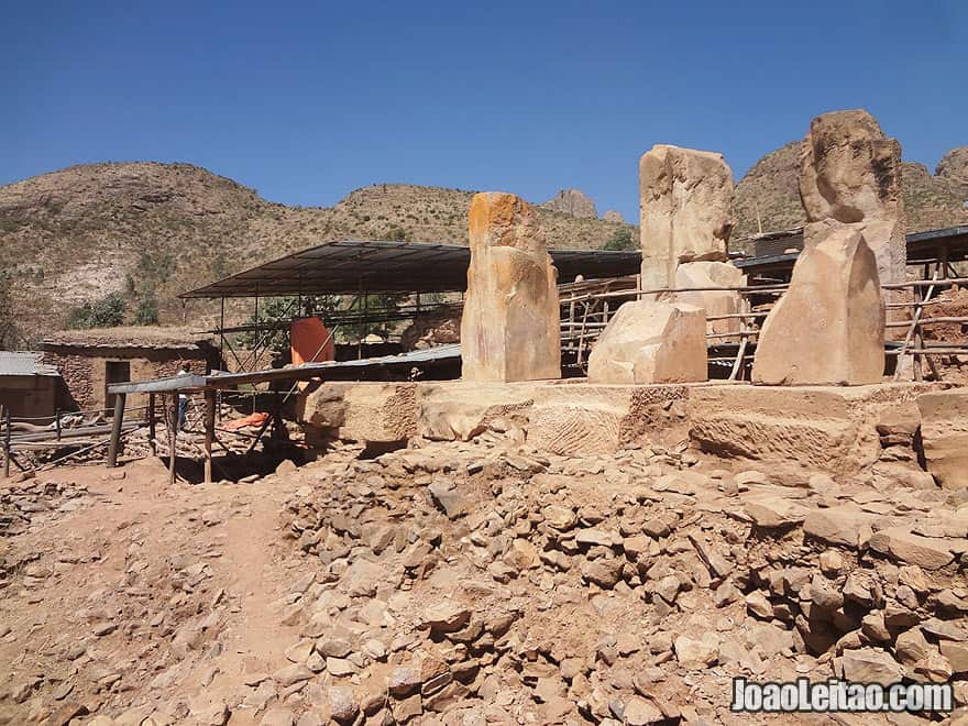 Ruins of Grat Beal Gebri in Yeha, Ethiopia