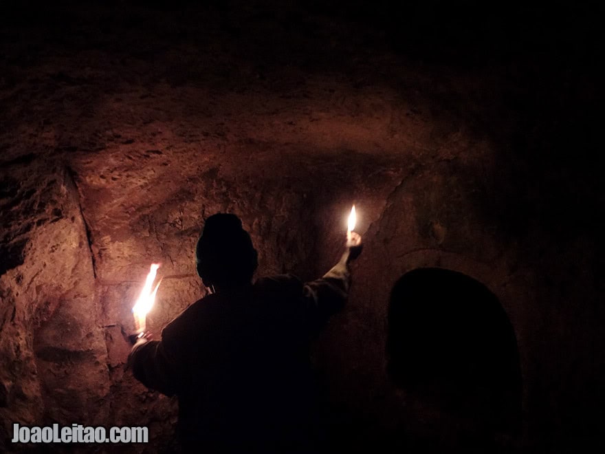 Inside the King Bazen Tomb in Axum, Ethiopia