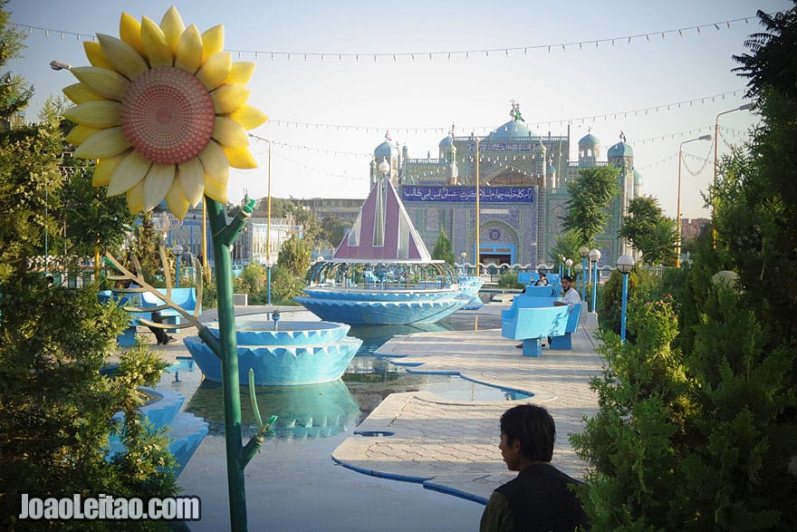 View of the Shrine of Ali in the morning