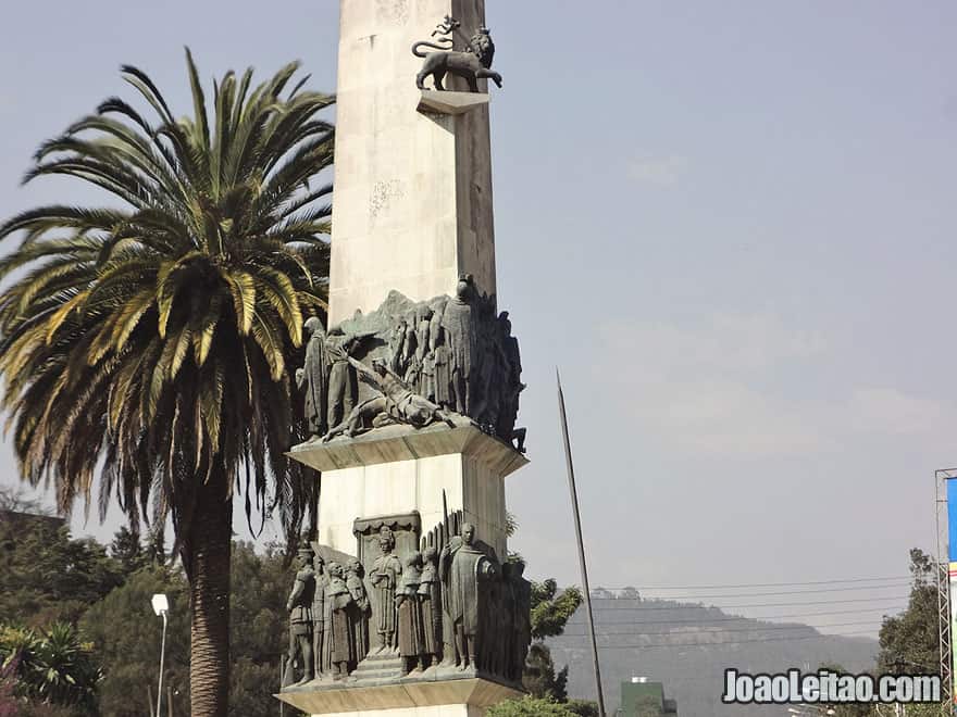 Yekatit 12 Square Monument in Addis Ababa, Ethiopia