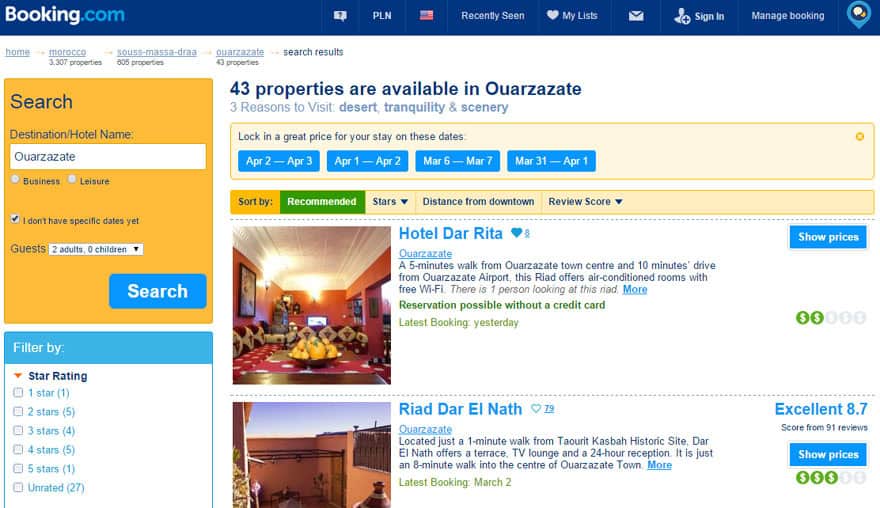 Booking a room online – Hotel and Hostels