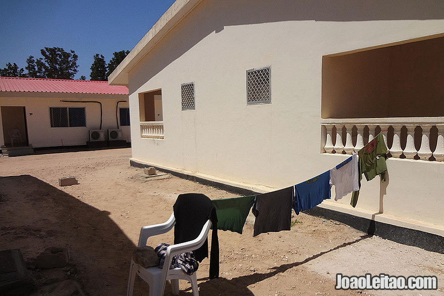 Clothes hanging dry after proper washing in my hotel in Berbera beach, Somaliland