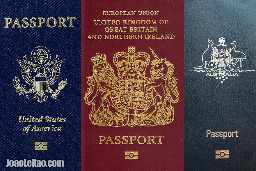 US UK and AU Passport cover