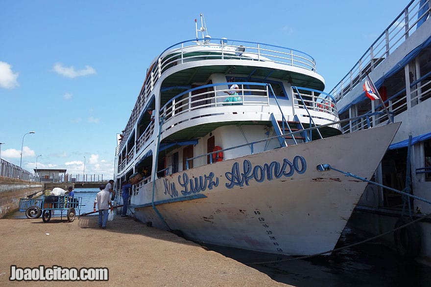 Barco Luiz Afonso - Santarém até Óbidos