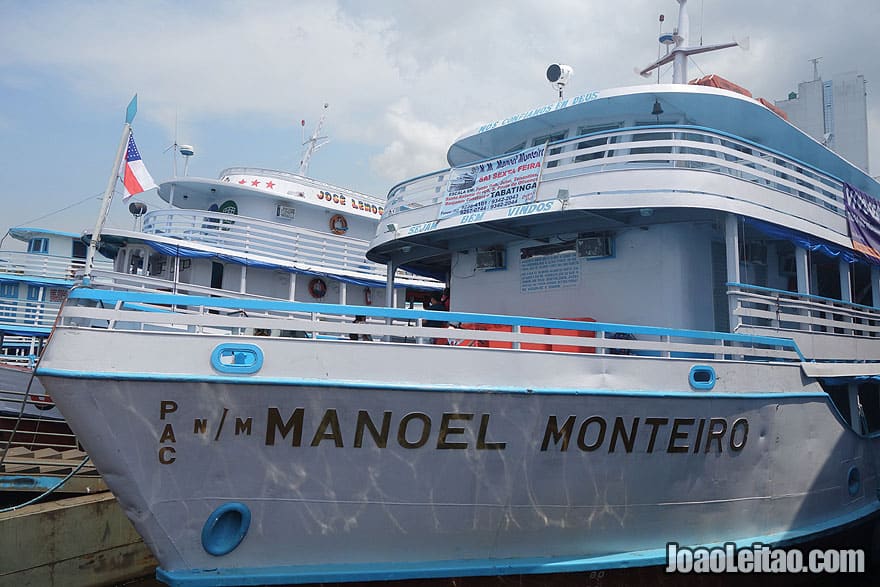 Boat Manoel Monteiro - Manaus to Benjamin Constant 