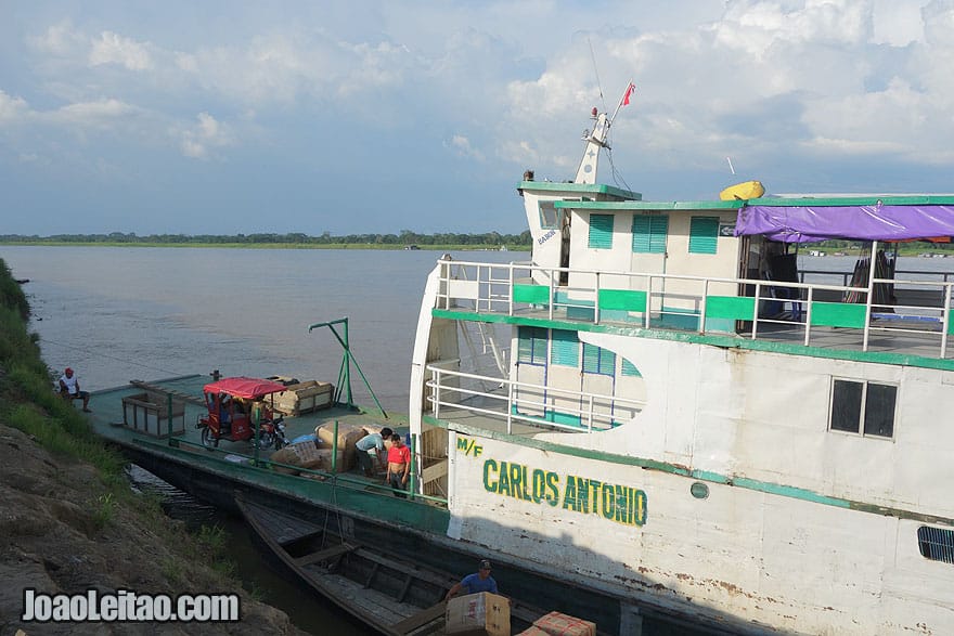 Barco Carlos Antonio - Santa Rosa até Iquitos