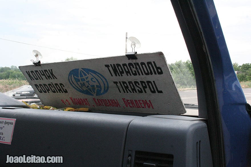 Minibus from Comrat to Tiraspol - Gagauzia to Transnistria