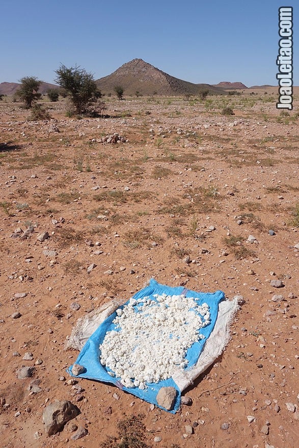 Goat Cheese Drying in the Sun