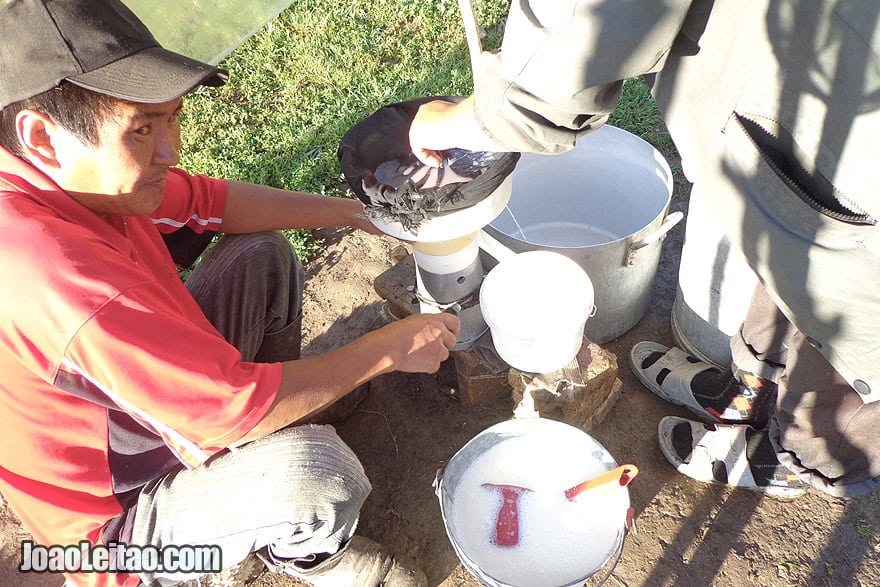 Kyrgyz Qurut Cheese by nomads